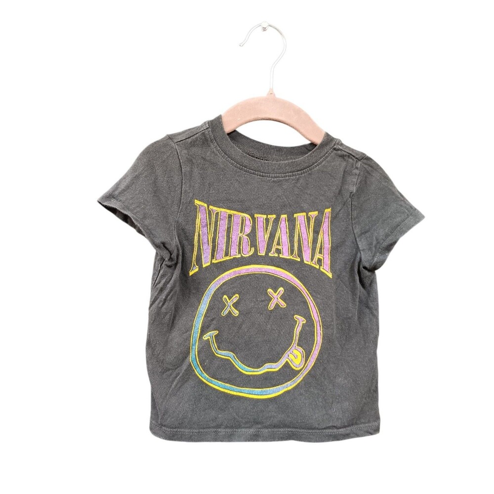 Old Navy Nirvana Gray Tshirt Size 18-24 Months